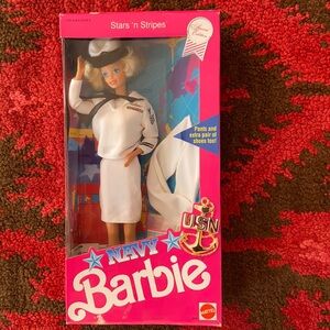 Vintage 1990 Navy Barbie NIB